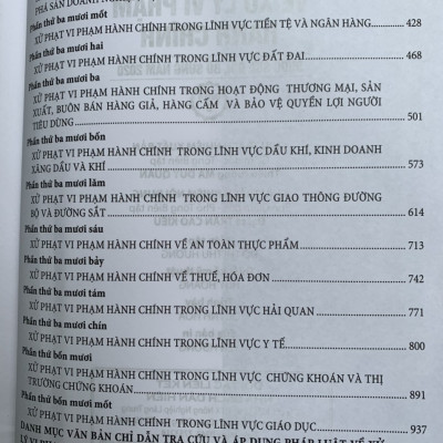 Chỉ dẫn tra cứu và áp dụng pháp luật về xử lý vi phạm hành chính  (được sửa đổi, bổ sung năm 2020) - Quyển 1 và Quyển 2