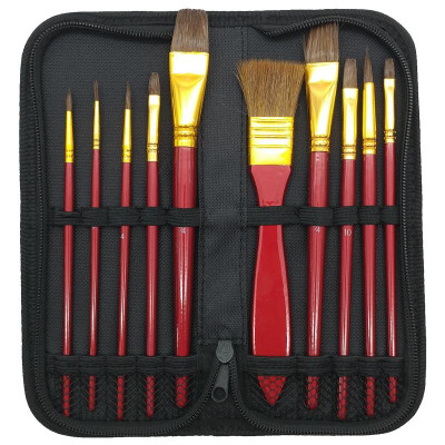 Bộ 10 Cây Cọ Vẽ Màu Nước - Colormate 113004