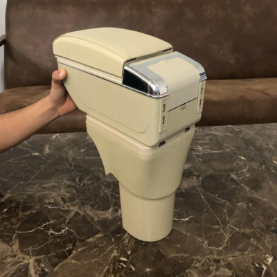 Hộp tỳ tay dành cho ô tô Hyundai Accent 2011-2015, Hyundai Kona 2018-2020 và Hyundai Verna tích hợp 7 cổng USB: Mã DUSBV -Hàng Chính Hãng