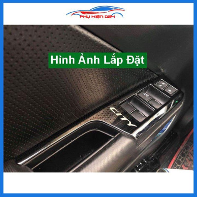 Ốp nội thất City 2015-2016-2017-2018-2019-2020 vân Titan bảo vệ chống trầy xước và làm đẹp xe