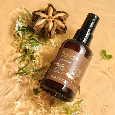 Nước dưỡng tóc Sachi Cocoon 140ml Cấp ẩm, phục hồi tóc hư tổn thuần chay