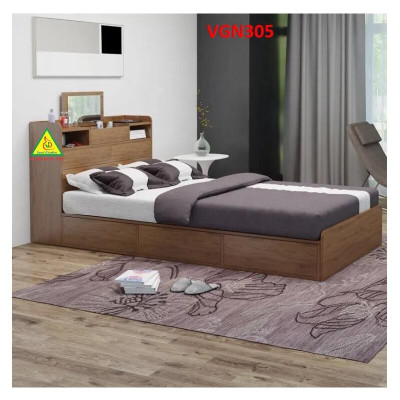 Giường ngủ đơn giản theo phong cách hiện đại VGN305 - Nội thất lắp ráp Viendong Adv