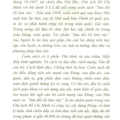 Sửa Đổi Lối Làm Việc Trong Công Cuộc Đổi Mới Hôm Nay
