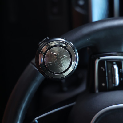 Tay Quay Trợ Lực Vô Lăng Ô Tô VIAIR Sport X JM-7604PB Màu Đen - Nhập Khẩu Chính Hãng