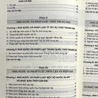 Sách Giáo Trình Lịch Sử Nhà Nước Và Pháp Luật Thế Giới