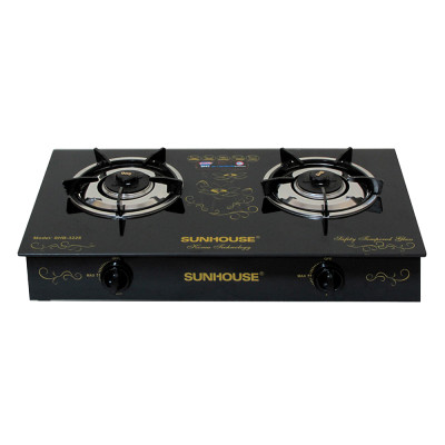 Bếp Gas Dương Đôi Sunhouse SHB3226 - Đen - Hàng chính hãng