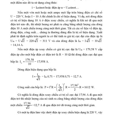 Hỏi Đáp Về Kỹ Thuật Điện Ứng Dụng