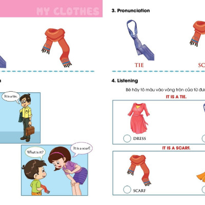I Can My clothes - sách học tiếng Anh cho trẻ mầm non