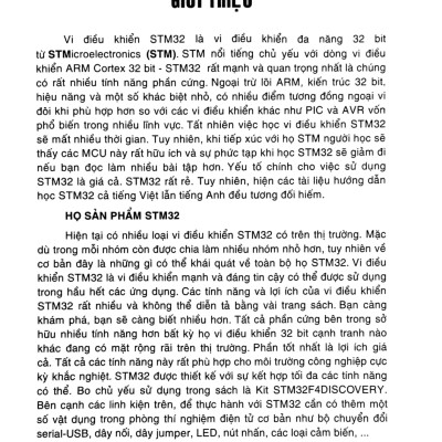 Vi Điều Khiển ARM Và Ứng Dụng - Lập Trình Điều Khiển Với STM32 - TS. Bùi Thị Duyên chủ biên, TS. Bùi Anh Tuấn, TS. Trần Quốc Hoàn, TS. Nguyễn Tiến Dũng, TS. Lê Doãn Trinh