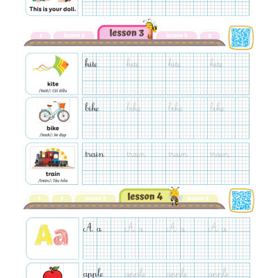 Luyện Viết Chữ Đẹp Từ Vựng Tiếng Anh Family And Friends - National Edition 3 _Mega