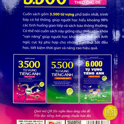 3500 Từ Vựng Tiếng Anh Theo Chủ Đề - Sách Màu (Tái Bản 2023)