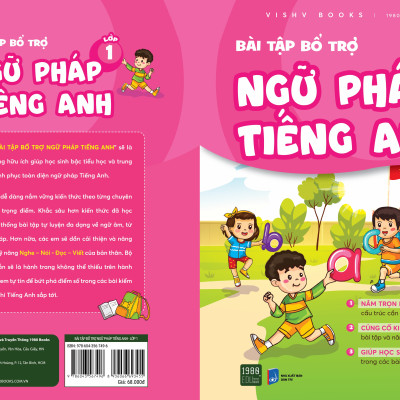 Bài tập bổ trợ ngữ pháp Tiếng Anh lớp 1