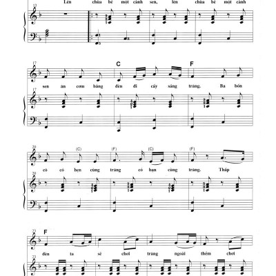 Thực Hành Đệm Piano - Chủ Đề: Ca Khúc Thiếu Nhi (Phần 2)