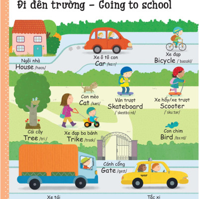 Cuốn Sách Từ Vựng Đầu Tiên Của Tôi - My First Word Book- Trường Học - School