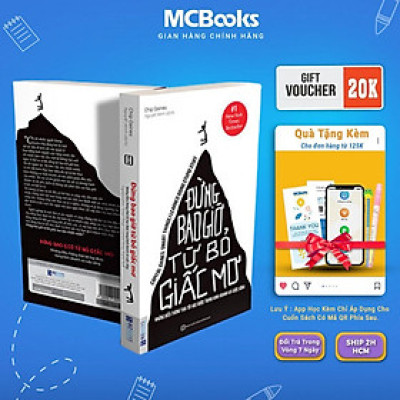 Sách - Đừng Bao Giờ Từ Bỏ Giấc Mơ - MCBooks