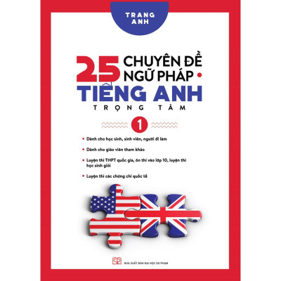 Combo 3 Cuốn Dành Cho Người Bắt Đầu Học Tiếng Anh- 25 Chuyên Đề Ngữ Pháp Tiếng Anh Trọng Tâm (Tập 1)+6000 Từ Vựng Tiếng Anh Thông Dụng+55000 Câu Đàm Thoại Tiếng Anh 