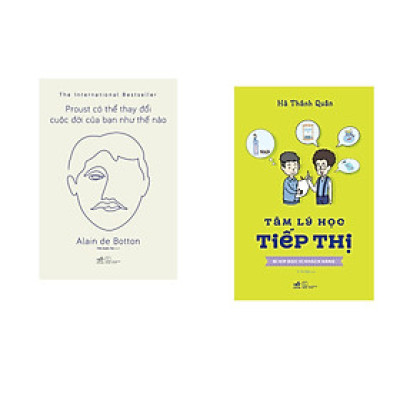 Combo 2 cuốn sách: Proust có thể thay đổi cuộc đời bạn như thế nào  + Tâm lý học tiếp thị