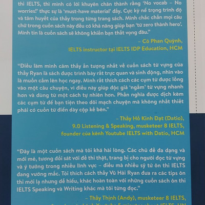 Sách Ngoại Ngữ - IELTS No Vocab - No Worries