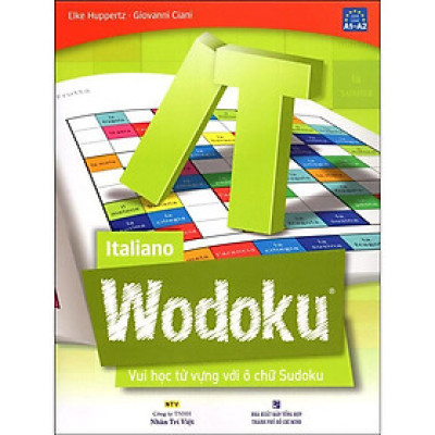 Sách - Italiano Wodoku: Vui Học Từ Vựng Với Ô Chữ Sudoku - Nhân Trí Việt