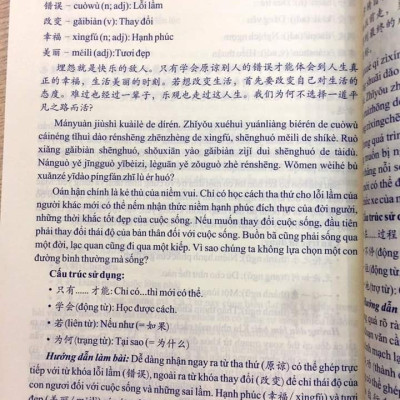 Combo 2 sách Phân tích đáp án các bài luyện dịch Tiếng Trung và Bài Tập Củng Cố Ngữ Pháp HSK – Cấu Trúc Giao Tiếp & Luyện Viết HSK 4-5 Kèm Đáp Án + DVD tài liệu