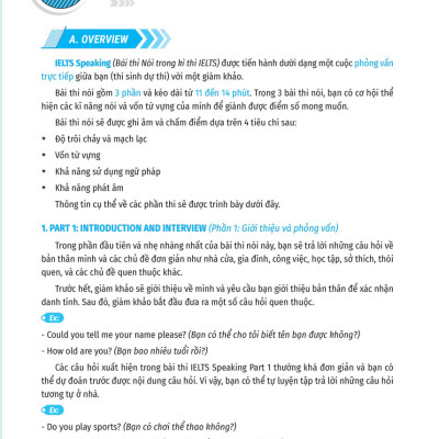 IELTS Cấp Tốc - 20 Ngày Speaking - MEGA