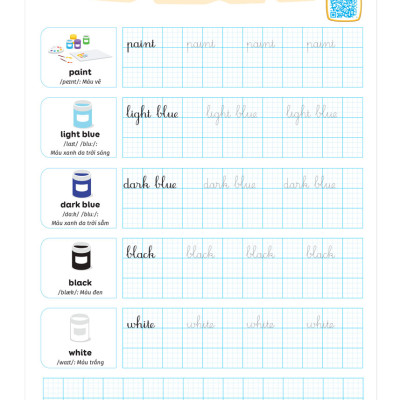 Luyện Viết Chữ Đẹp Từ Vựng Tiếng Anh Family And Friends - National Edition 3 _Mega