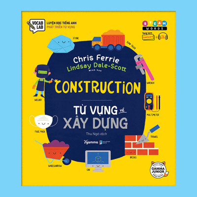 Bộ Sách Dành Cho Trẻ Từ 5- 10 tuổi Học Từ Vựng Tiếng Anh : STEAM WORDS