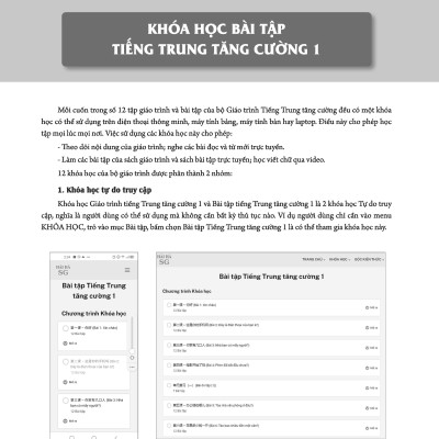 Giáo Trình Tiếng Trung Tăng Cường - Bài Tập Tổng Hợp 1 (Tặng kèm Khóa học Online)
