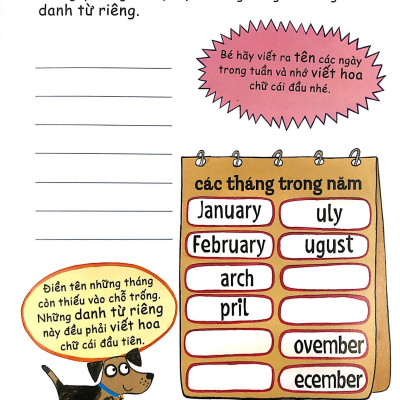 Bé Học Ngữ Pháp Tiếng Anh: Danh Từ