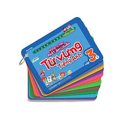 Flashcard Vui Học Tiếng Anh: Nghe Và Học Phát Âm Chuẩn - Từ Vựng Tiếng Anh Lớp 3_MEGA