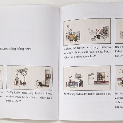 Rèn Luyện Thói Quen Tốt 2-6 Tuổi: Đừng Bắt Người Khác “Chờ Một Tí” (Song Ngữ)