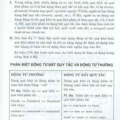Luyện Trí Nhớ 360 Động Từ Bất Quy Tắc Và Các Dạng Bài Tập Trong Tiếng Anh