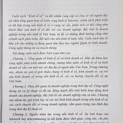 Sách - Kinh Tế Số - TS. Trần Thị Ái Cẩm - ThS. Đỗ Thùy Trinh
