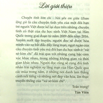 Chuyện Tình Kim Chi - Nói Yêu Em Giữa Ulsan Lộng Gió