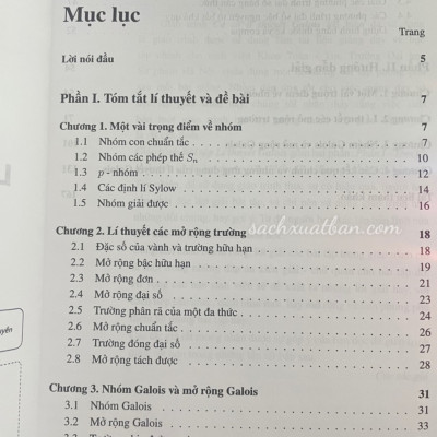 Sách Bài Tập Lý Thuyết Galois