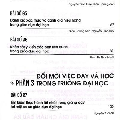 Sách - Giáo dục đại học - Xu hướng và các thực hành đổi mới