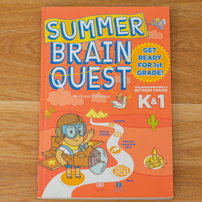 Sách Summer brain quest k1 ( 5 - 6 tuổi ) - Sách cho trẻ bằng tiếng anh