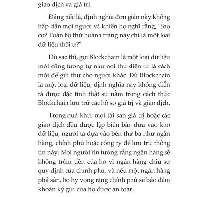 Blockchain - Bản Chất Của Blockchain, Bitcoin, Tiền Điện Tử, Hợp Đồng Thông Minh Và Tương Lai Của Tiền Tệ