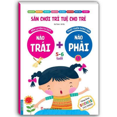 Sách - Sân Chơi Trí Tuệ Cho Trẻ 5 - 6 Tuổi - Não Trái + Não Phải - Combo 2 Tập - Minh Thắng