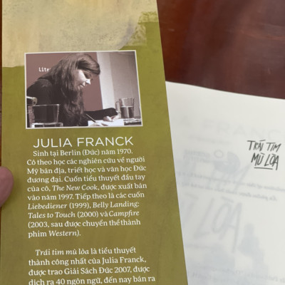 Trái tim mù lòa (Giải sách Đức 2007 - dịch ra 40 thứ tiếng - đã hơn 1 triệu bản) 