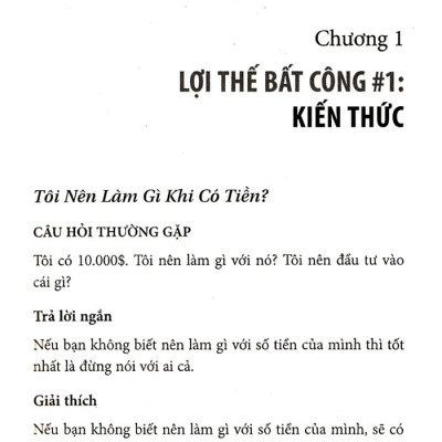 Lợi Thế Bất Công - Sức Mạnh Của Giáo Dục Tài Chính - Trẻ