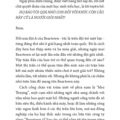 Beartown - Thị Trấn Nhỏ, Giấc Mơ Lớn _TRE