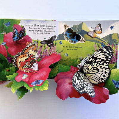 SÁCH POP-UP 3D BUTTERFLIES CHO BÉ