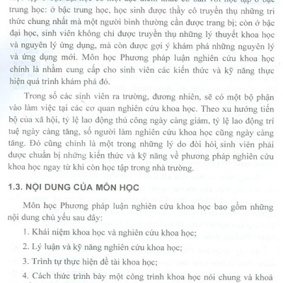 Giáo Trình Phương Pháp Luận Nghiên Cứu Khoa Học (Tái bản)