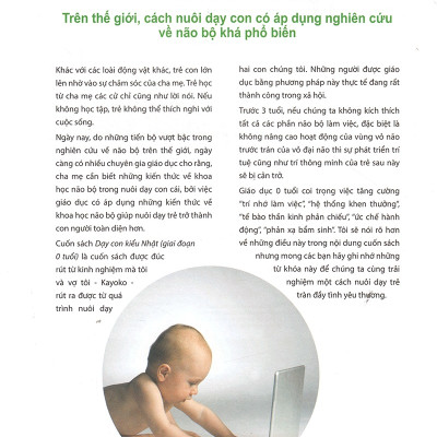 Dạy Con Kiểu Nhật - Giai Đoạn Trẻ 0 Tuổi (Tái Bản) - Tặng Kèm Sổ Tay