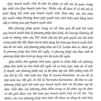 Quy Hoạch Tuyến Tính Với Phương Pháp Nón Xoay