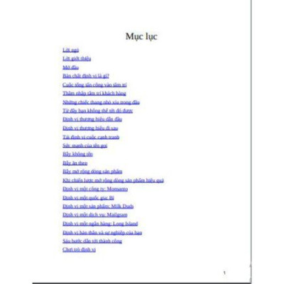 Định vị Positioning - Bản Quyền