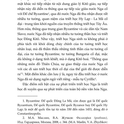 Lược Sử Triết Học Nga (Sách Chuyên Khảo)