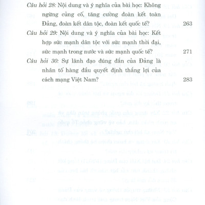 Hỏi - Đáp Môn Lịch Sử Đảng Cộng Sản Việt Nam (Dùng cho bậc đại học hệ chuyên và không chuyên lý luận chính trị) (Tài liệu theo bộ giáo trình mới nhất của Bộ Giáo dục và Đào Tạo)