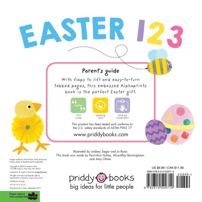 Alphaprints: Easter 123: Lift The Flaps In Every Scene